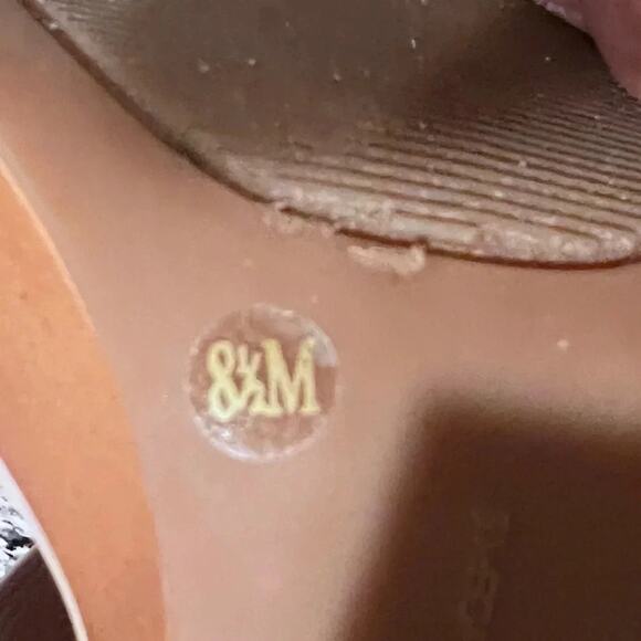 INC  Ribbed Elastic Strap Roesia Round Toe Block Heel Slip On Sandals Size 8.5 - Picture 9 of 9